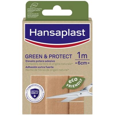 Hansaplast Verde & Protegge Cerotti 10 x 6 cm - Pronto Soccorso Hansaplast Verde & Protegge Cerotti 10 x 6 cm - Pronto Soccorso