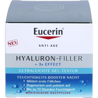 Eucerin - Hyaluron-Filler+3x Effekt Feuchtigkeits-Booster Nacht - Feuchtigkeitscreme Eucerin - Hyaluron-Filler+3x Effekt Feuchtigkeits-Booster Nacht - Feuchtigkeitscreme