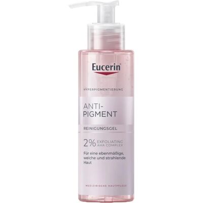 Eucerin Anti-Pigment Čisticí gel - Glykosamin, AHA, Mléčná kyselina - Čisticý gel na obličej Eucerin Anti-Pigment Čisticí gel - Glykosamin, AHA, Mléčná kyselina - Čisticý gel na obličej