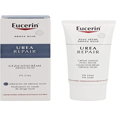 Eucerin Urearepair Crème Hydratante Visage 5% d'Urée - Peau Sèche à Très Sèche Eucerin Urearepair Crème Hydratante Visage 5% d'Urée - Peau Sèche à Très Sèche