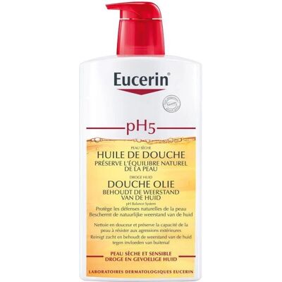 Eucerin Modèle pH5 Gel Douche Sensible - Gel Douche & Lavage Corporel - Publicité Eucerin Modèle pH5 Gel Douche Sensible - Gel Douche & Lavage Corporel - Publicité