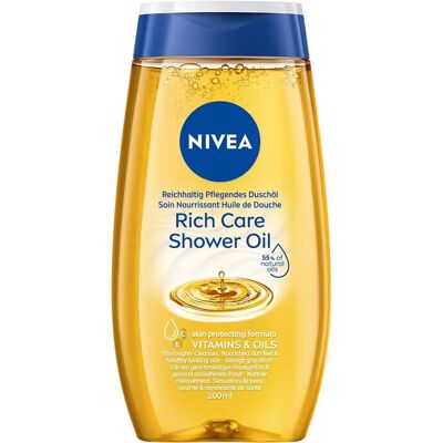 Nivea Ravitseva Luonnollinen Öljy Suihkuöljy - 200ml Nivea Ravitseva Luonnollinen Öljy Suihkuöljy - 200ml