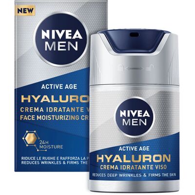 NIVEA Men Active Age Hyaluron Krem do Twarzy SPF 15 NIVEA Men Active Age Hyaluron Krem do Twarzy SPF 15