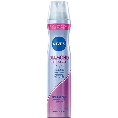 Nivea Diamond Shine Sprej na vlasy - Lak na vlasy Nivea Diamond Shine Sprej na vlasy - Lak na vlasy