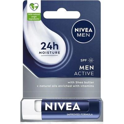 Baume à lèvres Nivea Men Active Care - Baume à lèvres Baume à lèvres Nivea Men Active Care - Baume à lèvres
