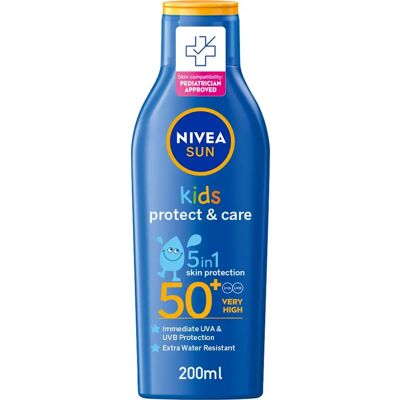 Nivea Sun Kids hydraterende zonnebrandlotion SPF 50+ (200 ml) Nivea Sun Kids hydraterende zonnebrandlotion SPF 50+ (200 ml)