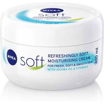 NIVEA Face Cream - Soft, Vitamin E & Jojoba Oil, 300ml NIVEA Face Cream - Soft, Vitamin E & Jojoba Oil, 300ml
