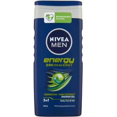 Nivea Men Energy Dusche Shampoo 250 ml - Shampoo Nivea Men Energy Dusche Shampoo 250 ml - Shampoo
