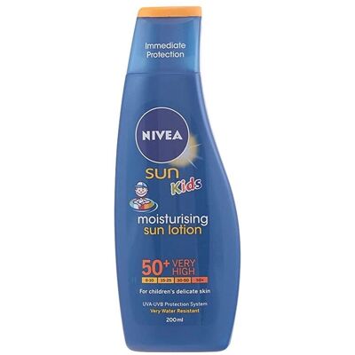 Nivea FP50+ Leche solar infantil - Protector solar Nivea FP50+ Leche solar infantil - Protector solar