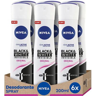 NIVEA Black & White Invisible Spray - Deodorant NIVEA Black & White Invisible Spray - Deodorant