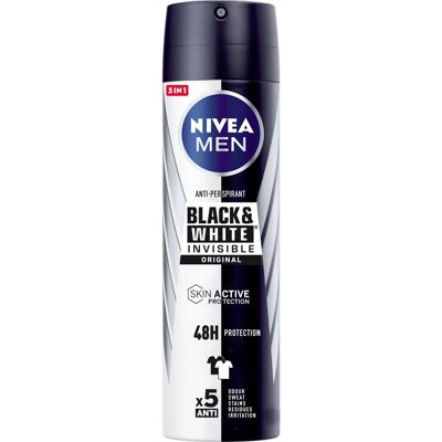 NIVEA Men Black & White Invisible Spray - Deodorant Spray NIVEA Men Black & White Invisible Spray - Deodorant Spray