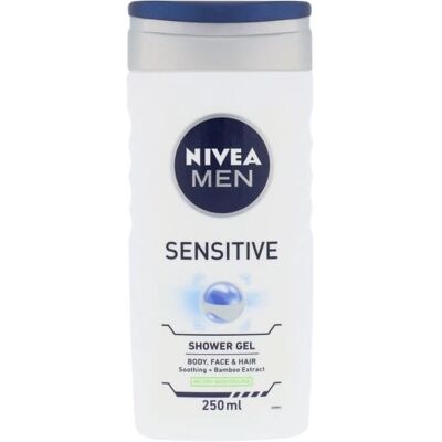 Nivea Men Sensitive Shower Gel - 250ml - Cleanses & Refreshes Nivea Men Sensitive Shower Gel - 250ml - Cleanses & Refreshes