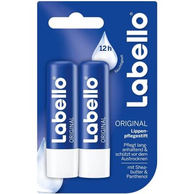 Baume à Lèvres Labello Classic Care - Baume à lèvres - 2 Unités - 11 ml - Publicité Baume à Lèvres Labello Classic Care - Baume à lèvres - 2 Unités - 11 ml - Publicité