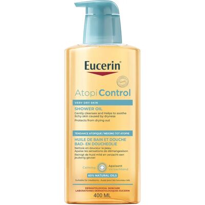 Eucerin AtoControl Bath & Shower Oil - Sensitive, 400ml Eucerin AtoControl Bath & Shower Oil - Sensitive, 400ml
