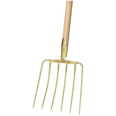 Horquilla de maíz IDEAL - Mango de madera, 6 dientes Horquilla de maíz IDEAL - Mango de madera, 6 dientes