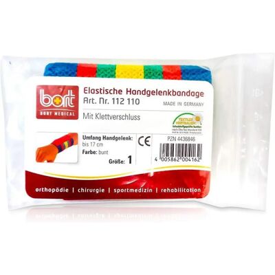 Bort GmbH BORT Gr.1 bunt m.Klettvers. Handgelenkbandage Bort GmbH BORT Gr.1 bunt m.Klettvers. Handgelenkbandage