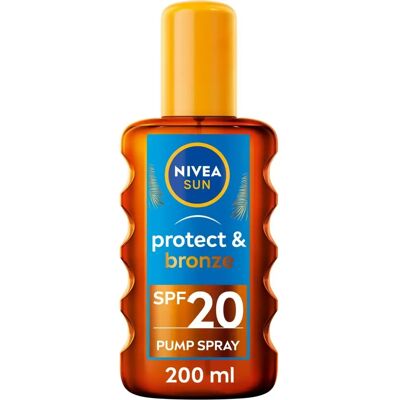 Nivea Sun Protect & Bronze SPF20 Oil Spray - Sun Protection Spray Nivea Sun Protect & Bronze SPF20 Oil Spray - Sun Protection Spray