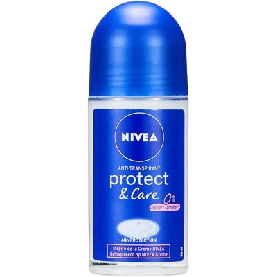Déodorant Roll-On Nivea Protect & Care 50 ml - Publicité Déodorant Roll-On Nivea Protect & Care 50 ml - Publicité