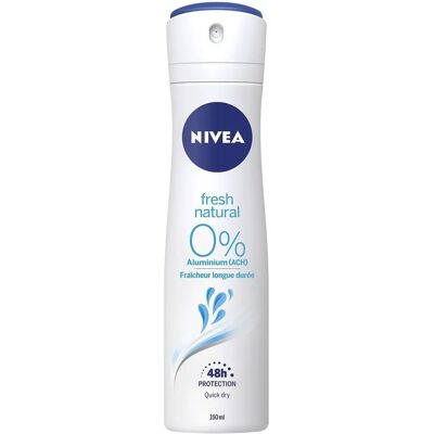 Nivea Fresh Natural O2 Protection 48H Déodorant - 150 ml - Publicité Nivea Fresh Natural O2 Protection 48H Déodorant - 150 ml - Publicité