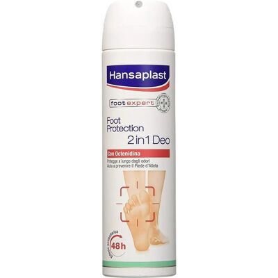 Hansaplast Protection Pieds 2 en 1 Déo - Spray Déodorant Pieds - Publicité Hansaplast Protection Pieds 2 en 1 Déo - Spray Déodorant Pieds - Publicité