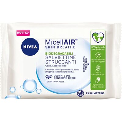 Lingettes démaquillantes Micellaires Nivea - Avec Vitamine E - Publicité Lingettes démaquillantes Micellaires Nivea - Avec Vitamine E - Publicité