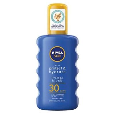 NIVEA Sun Protect & Hydrate SPF 30 Spray - Spray solaire - Publicité NIVEA Sun Protect & Hydrate SPF 30 Spray - Spray solaire - Publicité