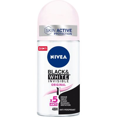 Desodorante Nivea Black & White Invisível Roll-On - Desodorante Desodorante Nivea Black & White Invisível Roll-On - Desodorante