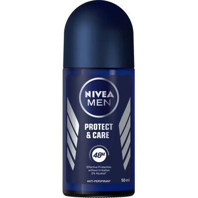 Desodorante en roll-on NIVEA Men Protect & Care 50 ml Desodorante en roll-on NIVEA Men Protect & Care 50 ml