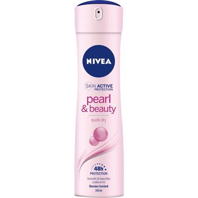 NIVEA Pearl & Beauty Spray Deodorante - Donna 150ml NIVEA Pearl & Beauty Spray Deodorante - Donna 150ml