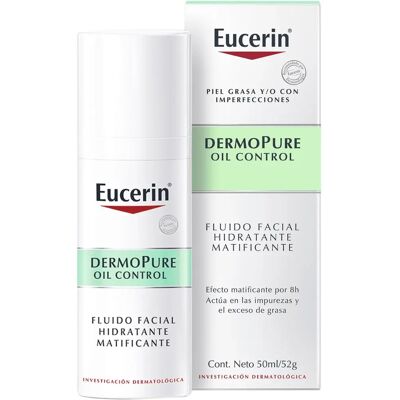 Eucerin Dermopure Oil Control Fluid - Mattierendes, feuchtigkeitsspendendes Gesichtsfluid Eucerin Dermopure Oil Control Fluid - Mattierendes, feuchtigkeitsspendendes Gesichtsfluid