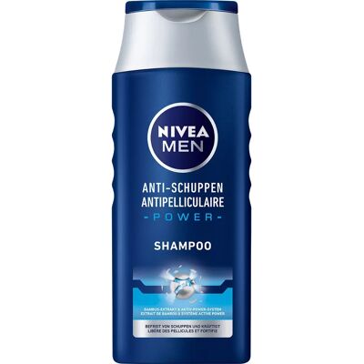 NIVEA - Anti-dandruff Power - Hommes - 250 ml - Shampoing - Publicité NIVEA - Anti-dandruff Power - Hommes - 250 ml - Shampoing - Publicité