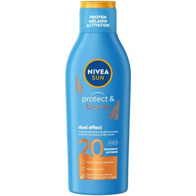 NIVEA Sun Protect & Bronze Zonnebrandlotion SPF20 NIVEA Sun Protect & Bronze Zonnebrandlotion SPF20