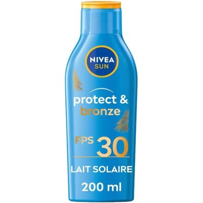 Nivea Sun Protect & Bronze SPF30 Lotion - Zonnebrandcrème voor gezicht & lichaam Nivea Sun Protect & Bronze SPF30 Lotion - Zonnebrandcrème voor gezicht & lichaam