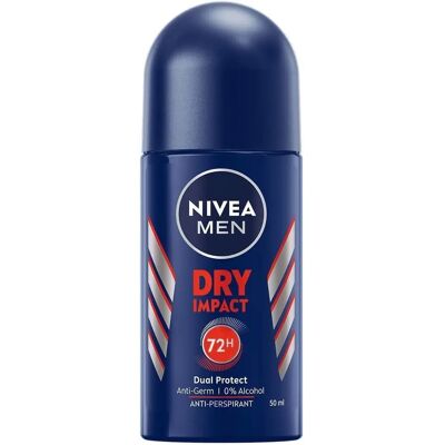 Nivea Men Trocken Impact Roll-on Deodorant - 6er Pack 50ml Nivea Men Trocken Impact Roll-on Deodorant - 6er Pack 50ml