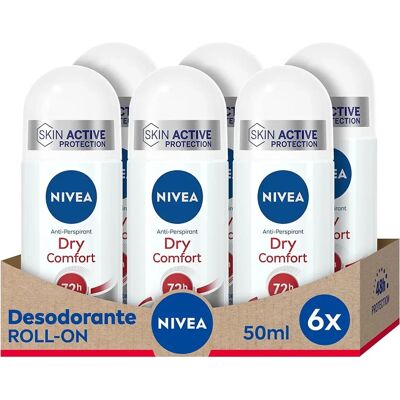 Nivea Roll-On Dry Comfort - 48H Schutz - 50ml Nivea Roll-On Dry Comfort - 48H Schutz - 50ml