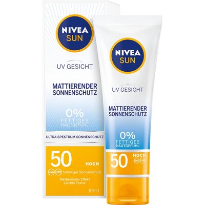 NIVEA SPF 50 Gesichtssonnencreme - Sonnenschutz für Erwachsene NIVEA SPF 50 Gesichtssonnencreme - Sonnenschutz für Erwachsene