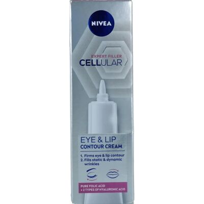 NIVEA Cellular Expert Filler Anti-Age Oogcrème - Hyaluronzuur, Creatine NIVEA Cellular Expert Filler Anti-Age Oogcrème - Hyaluronzuur, Creatine