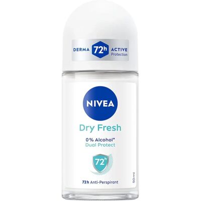 NIVEA Dry Fresh Roll-On Deodorant, 50 ml, Pack of 6 NIVEA Dry Fresh Roll-On Deodorant, 50 ml, Pack of 6