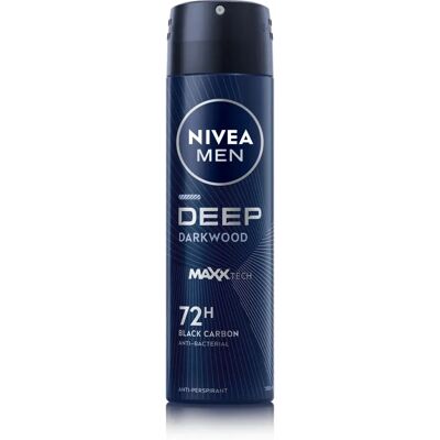 Nivea Men Deep Black Carbon Deodorant Spray - Deodorant Spray Nivea Men Deep Black Carbon Deodorant Spray - Deodorant Spray