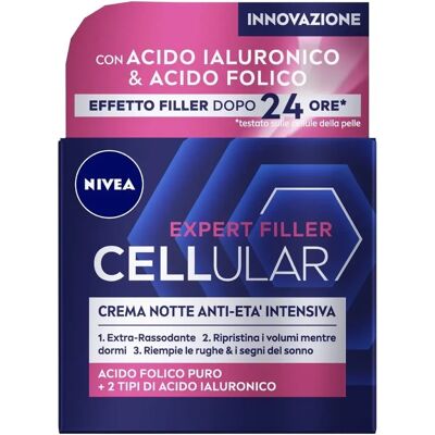 Nivea Cellular Expert Filler Crema Notte - Crema anti-età viso Nivea Cellular Expert Filler Crema Notte - Crema anti-età viso