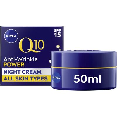 Nivea Q10 Power Anti-Wrinkle Night Cream - 50ml Nivea Q10 Power Anti-Wrinkle Night Cream - 50ml