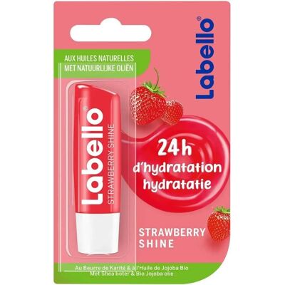 Labello Baume à lèvres fraise - Soins des lèvres - Publicité Labello Baume à lèvres fraise - Soins des lèvres - Publicité