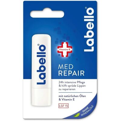 Labello Repair SPF 15 Baume à Lèvres - Soins pour lèvres sensibles - Publicité Labello Repair SPF 15 Baume à Lèvres - Soins pour lèvres sensibles - Publicité
