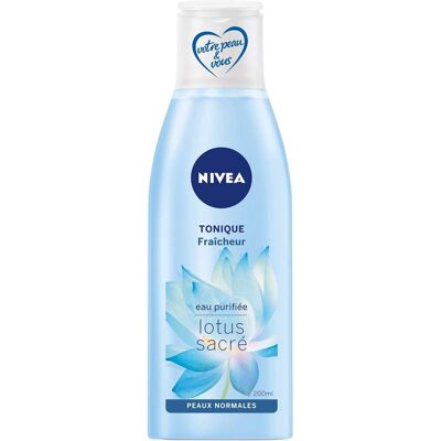 Lotion Tonique Fleur de Lotus Nivea - Peaux Normales & Mixtes 200 ml - Publicité Lotion Tonique Fleur de Lotus Nivea - Peaux Normales & Mixtes 200 ml - Publicité
