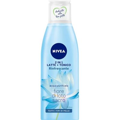 Nivea 2 in 1 Detergente Viso - Idratante e Rinfrescante - 200ml Nivea 2 in 1 Detergente Viso - Idratante e Rinfrescante - 200ml