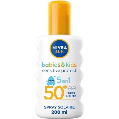 Nivea Baby Sun Sensitive Protect SPF50+ Spray - Sonnenschutz 200ml Nivea Baby Sun Sensitive Protect SPF50+ Spray - Sonnenschutz 200ml
