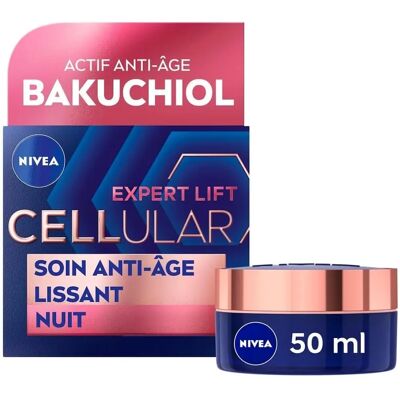 Nivea Nuit Cellulaire Expert Lift - Crème Visage - Anti-Âge - 50ml Nivea Nuit Cellulaire Expert Lift - Crème Visage - Anti-Âge - 50ml