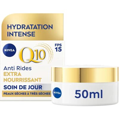 Nivea Q10 Crème de Jour Anti-Rides - Soin visage - Publicité Nivea Q10 Crème de Jour Anti-Rides - Soin visage - Publicité