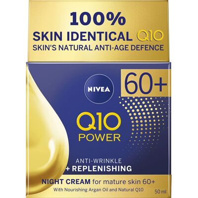 Nivea Q10 Power 60+ Anti-Falten Nachtcreme 50ml Nivea Q10 Power 60+ Anti-Falten Nachtcreme 50ml