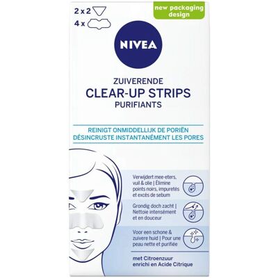 NIVEA Clear-Up Bandes - Bandes Nettoyantes Visage NIVEA Clear-Up Bandes - Bandes Nettoyantes Visage